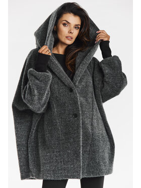 Awama Awama Cappotto A681 Grigio Basic Fit