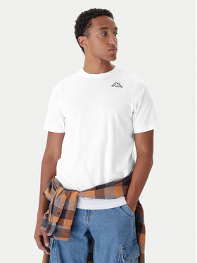 Kappa Kappa 3er-Set T-Shirts Logo Sylvo 322562W Weiß Regular Fit