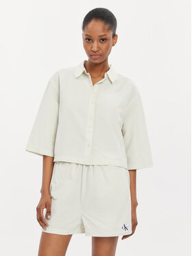 Calvin Klein Jeans Calvin Klein Jeans Košulja J20J223426 Écru Relaxed Fit