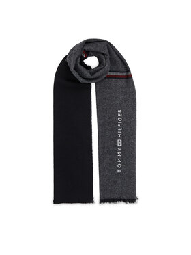 Tommy Hilfiger Tommy Hilfiger Šalikas Corporate Woven Scarf AM0AM11487 Pilka