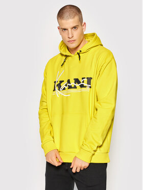 Karl Kani Karl Kani Mikina Retro 6093659 Žltá Regular Fit