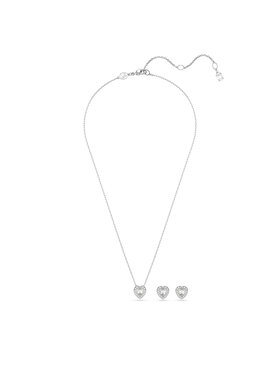 Swarovski Swarovski Komplekti kuuluvad kaelakee ja rõngad 5720849 Hõbedane