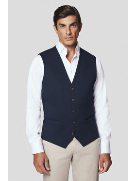 Lancerto Lancerto Kamizelka Rieti KA131224000004 Granatowy Slim Fit