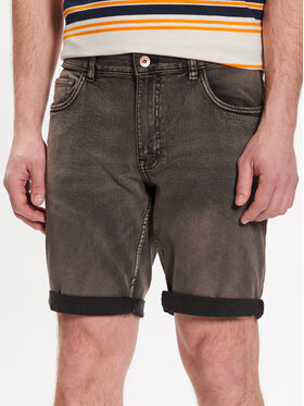 Redefined Rebel Redefined Rebel Τζιν σορτσάκια Stockholm 226131 Μαύρο Slim Fit