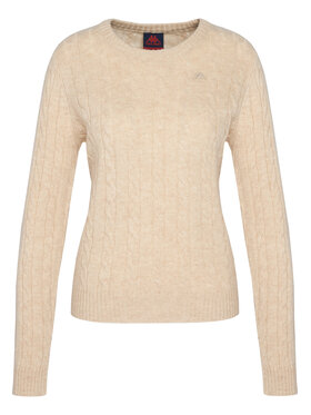 Robe di Kappa Robe di Kappa Pullover Jolie 65116CW Beige Regular Fit