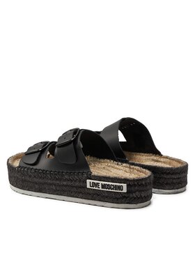 LOVE MOSCHINO Espadrile JA28233G0IIAX000 Crna