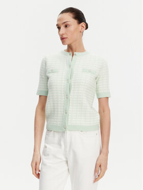 Morgan Morgan Kardigan 251-MORESA Zielony Slim Fit