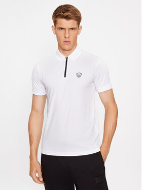 EA7 Emporio Armani EA7 Emporio Armani Polokošile 8NPF13 PJRGZ 1100 Bílá Regular Fit