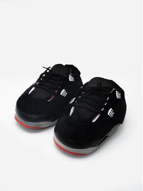 Urban Socks Urban Socks Kapcie Pluszowe jak buty Czarne Urban Retro 36-45 Czarny