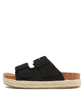 DeeZee Espadrile B210-15 Črna