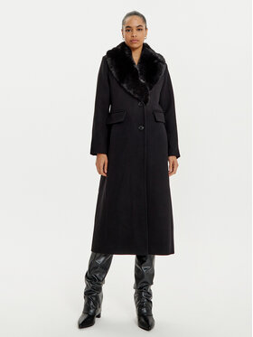 MICHAEL Michael Kors MICHAEL Michael Kors Vilnas mētelis 77B6781M12 Melns Regular Fit