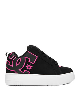 DC Shoes DC Shoes Sneakersy CEO-COURT GRAFFIK PLATFORM DC02422001 Čierna