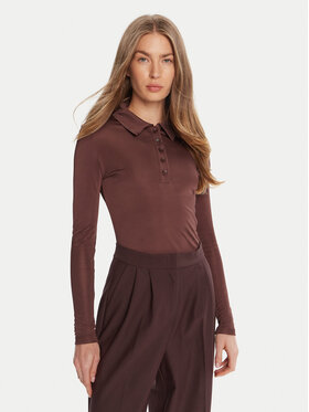 HUGO HUGO Блуза Darosevil 50543100 Кафяв Regular Fit