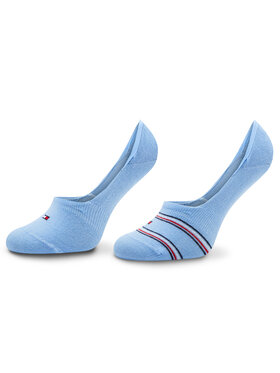 Tommy Hilfiger Tommy Hilfiger Sada 2 párů dámských ponožek 701222653 Modrá
