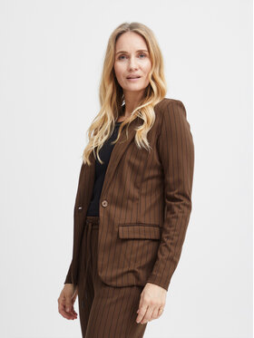 Fransa Fransa Pintsak 20610970 Pruun Regular Fit