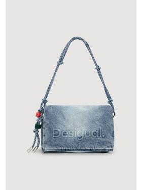 Desigual Desigual Torebka BAG_HALF LOGO V Niebieski