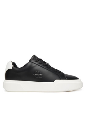 Calvin Klein Calvin Klein Сникърси Chunky Cupsole Laceup Lth YM0YM01344 Черен