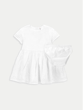 Coccodrillo Coccodrillo Лятна рокля WC4128202GPN Бял Regular Fit