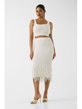 Guess Guess Mini sukně 183314 Bílá Classic Fit