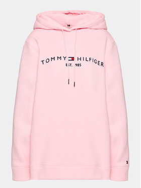 Tommy Hilfiger Curve Tommy Hilfiger Curve Суитшърт Essential WW0WW29155 Розов Regular Fit