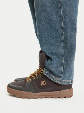 DC Shoes DC Shoes Laisvalaikio batai EO-PURE HIGH TOP WR BOOT DC01803210 Tamsiai ruda