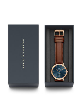 Daniel Wellington Ročna Ura Classic Multi-Eye St Maves Arctic DW00100708 Rjava