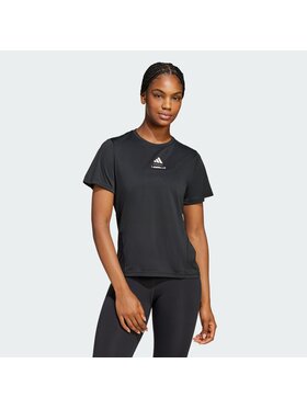 adidas adidas Koszulka techniczna 142959 Czarny Regular Fit