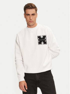 Richmond X Richmond X Μπλούζα Palmis UMA24034FE Λευκό Regular Fit