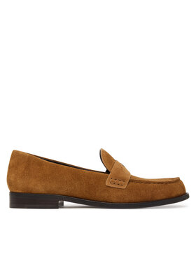 Tory Burch Tory Burch Loafersy Penny 178119 Brązowy