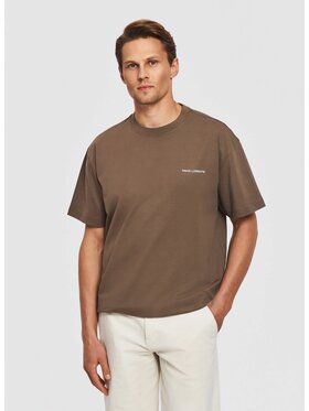 Pako Lorente Pako Lorente T-Shirt P26SF-TT-006 Brązowy Classic Fit