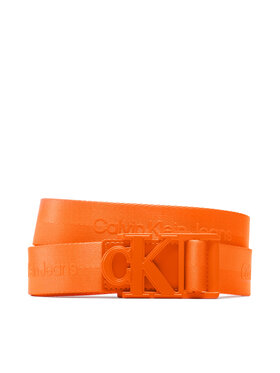 Calvin Klein Jeans Calvin Klein Jeans Cintura da uomo Monogram Logo Webbing Belt 35Mm K50K510475 Arancione