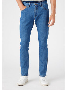 Wrangler Wrangler Jeansy BRYSON Niebieski Skinny Fit