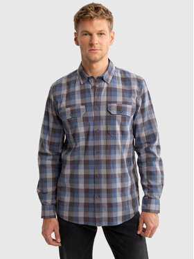 BIG STAR BIG STAR Koszula NEVADI_401_140 Niebieski Classic Fit