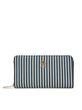 Tommy Hilfiger Tommy Hilfiger Portofel Mare de Damă Poppy Summer Lrg Za AW0AW17269 Albastru