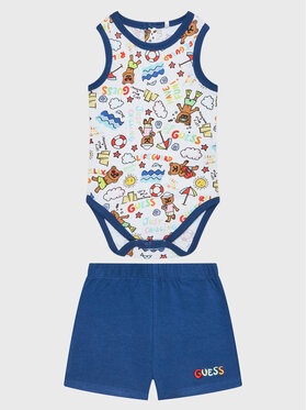Guess Guess Komplet body i szorty H3GW01 K6YW1 Kolorowy Regular Fit