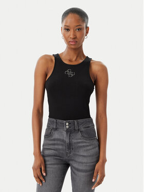 Guess Guess Top W6RP39 KD092 Czarny Regular Fit