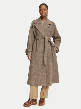 Weekend Max Mara Weekend Max Mara Vuneni kaput Tema 2625016042 Smeđa Regular Fit