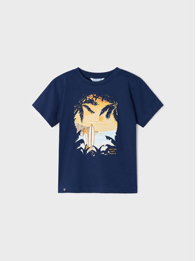 Mayoral Mayoral Tricou 3020 Bleumarin Regular Fit