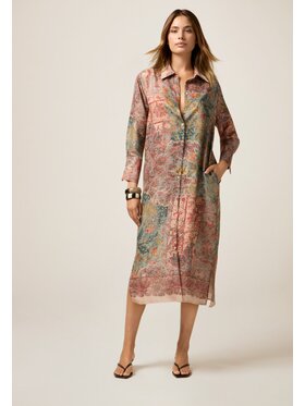 Oltre Oltre Vestito da giorno 7025J000898N0R6 Crema Baggy Fit