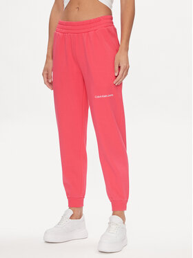 Calvin Klein Jeans Calvin Klein Jeans Spodnie dresowe J20J220675 Różowy Relaxed Fit