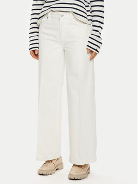 Tommy Hilfiger Tommy Hilfiger Kuloty WW0WW44330 Biały Regular Fit
