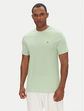 Gant Gant Tricou Shield 2003184 Verde Regular Fit