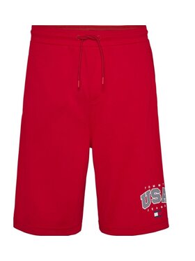Tommy Jeans Tommy Jeans Szorty materiałowe TJM Ovz Modern Sport Shorts Czerwony Regular Fit