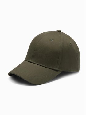 Ombre Ombre Czapka z daszkiem OM-ACCS-0105 Khaki