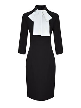 Kasia Zapała Kasia Zapała Sukienka koktajlowa Elisabeth Czarny Slim Fit