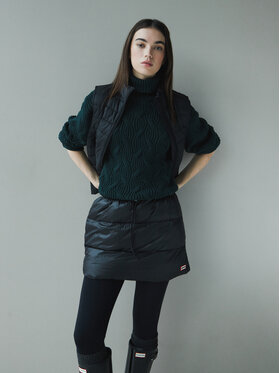 Hunter Hunter Мини пола HARW0035242 Черен Regular Fit