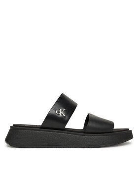Calvin Klein Jeans Calvin Klein Jeans Šľapky Sandal Slide Double Strap YW0YW01694 Čierna