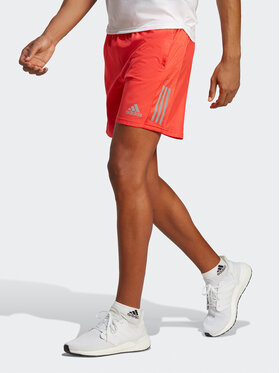 adidas adidas Sportovní kraťasy Own the Run Shorts IC7633 Červená Regular Fit