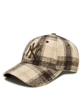 New Era New Era Шапкa Wmns Plaid 940 Nyy 60364294 Бежевий