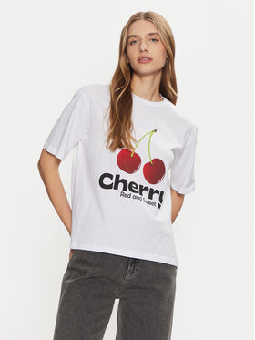 Noisy May Noisy May Tricou Millie 27032630 Alb Regular Fit